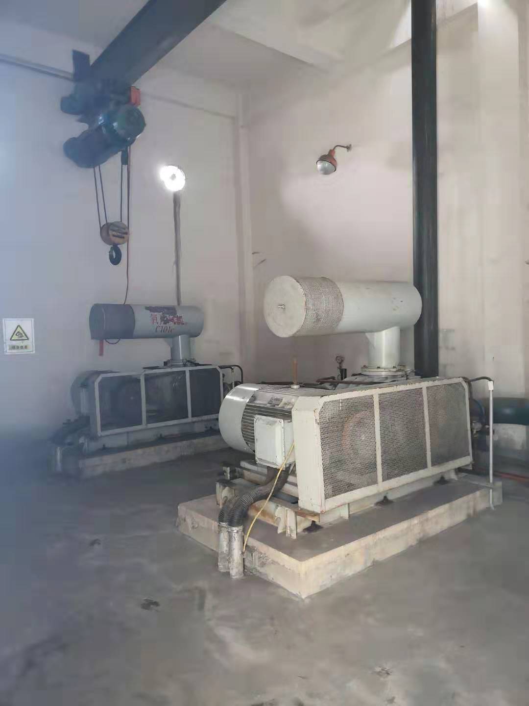 晉煤集團(tuán)某化工廠氧化風(fēng)機(jī)現(xiàn)場(chǎng)